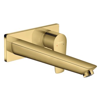 Смеситель для раковины Hansgrohe Talis E, скрытого монтажа, полированное золото